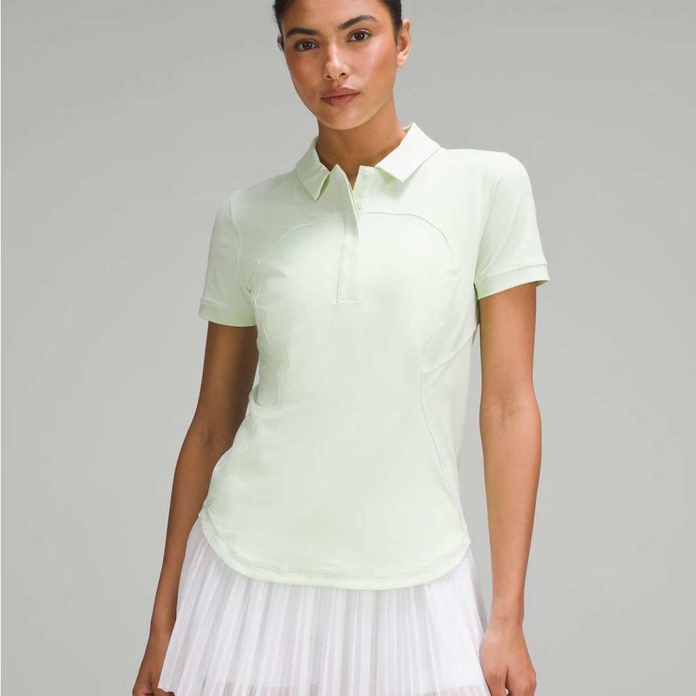Lululemon Short Short Sleeve Polo - Kohlrabi Green